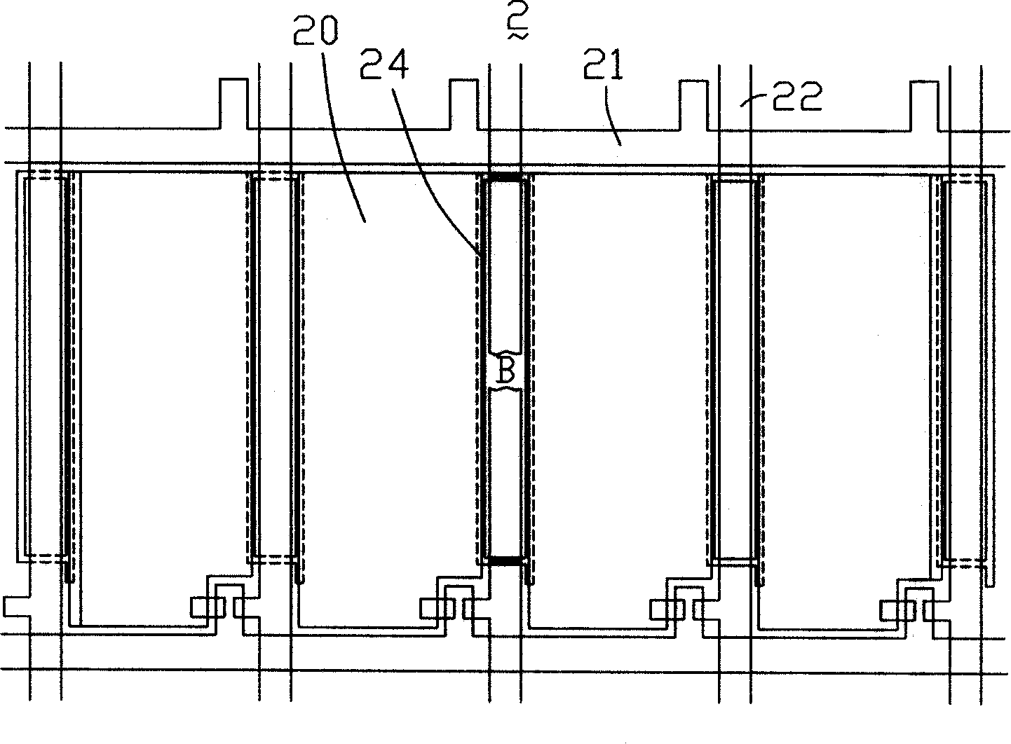 Liquid crystal display board and repairing method thereof