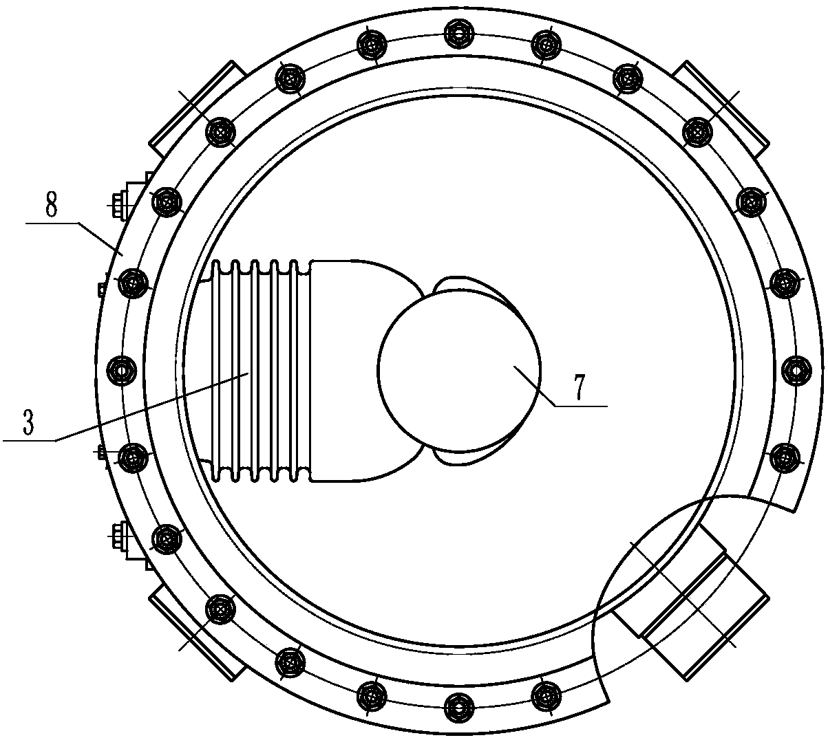 Novel 1100kV GIS bus structure