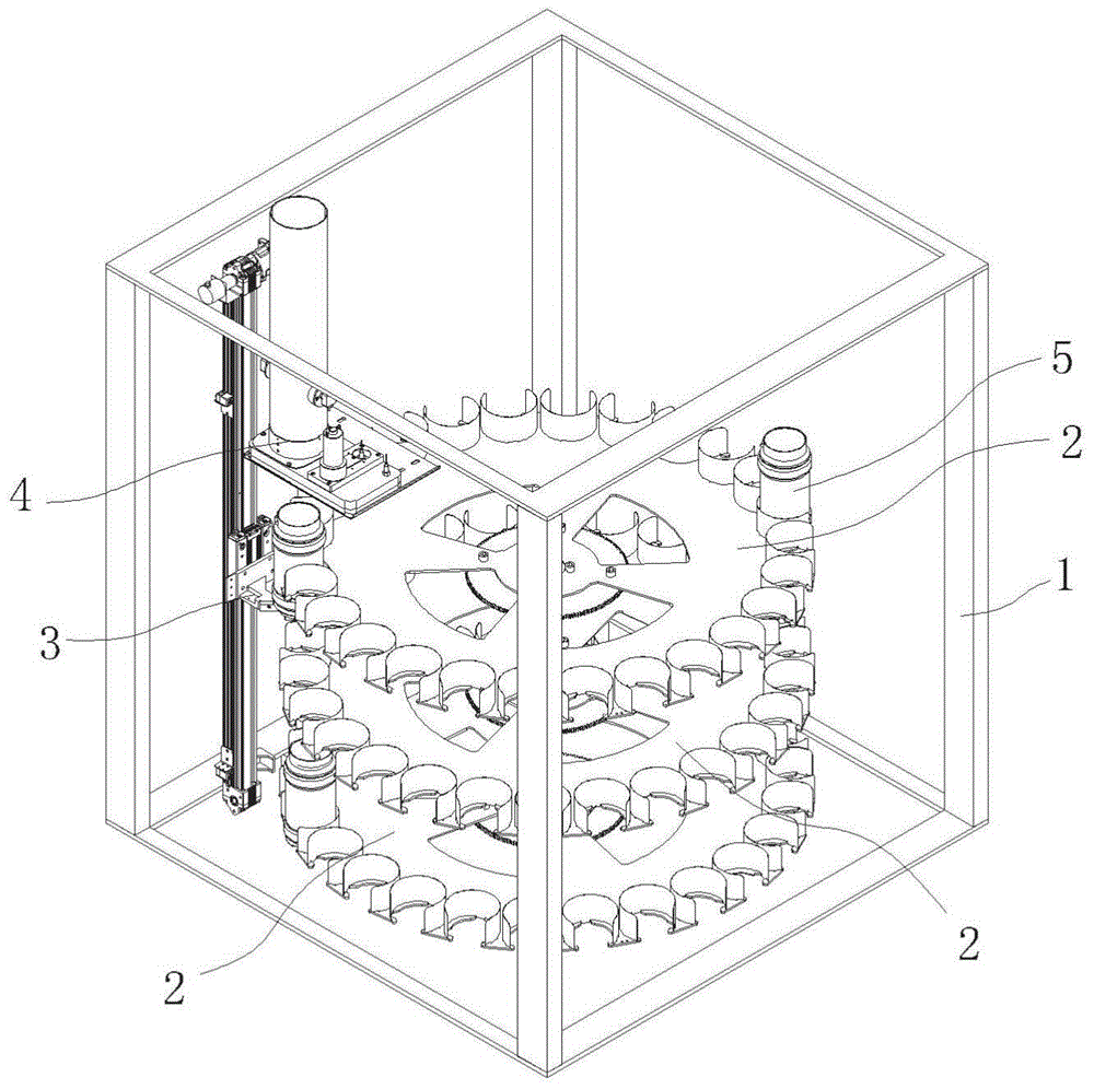 Method and device for storing and retrieving samples