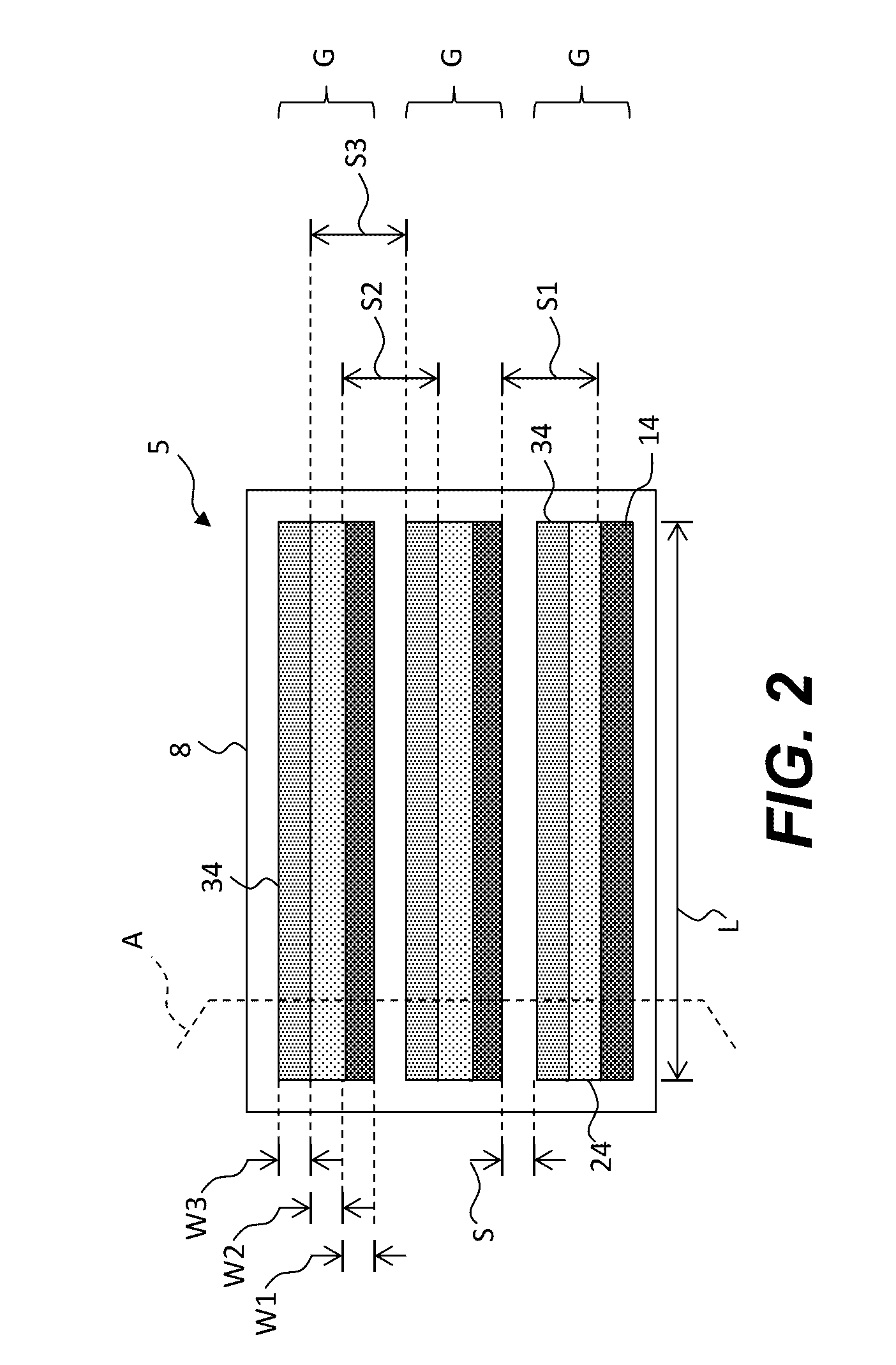 Stacked large-format imprinted structure