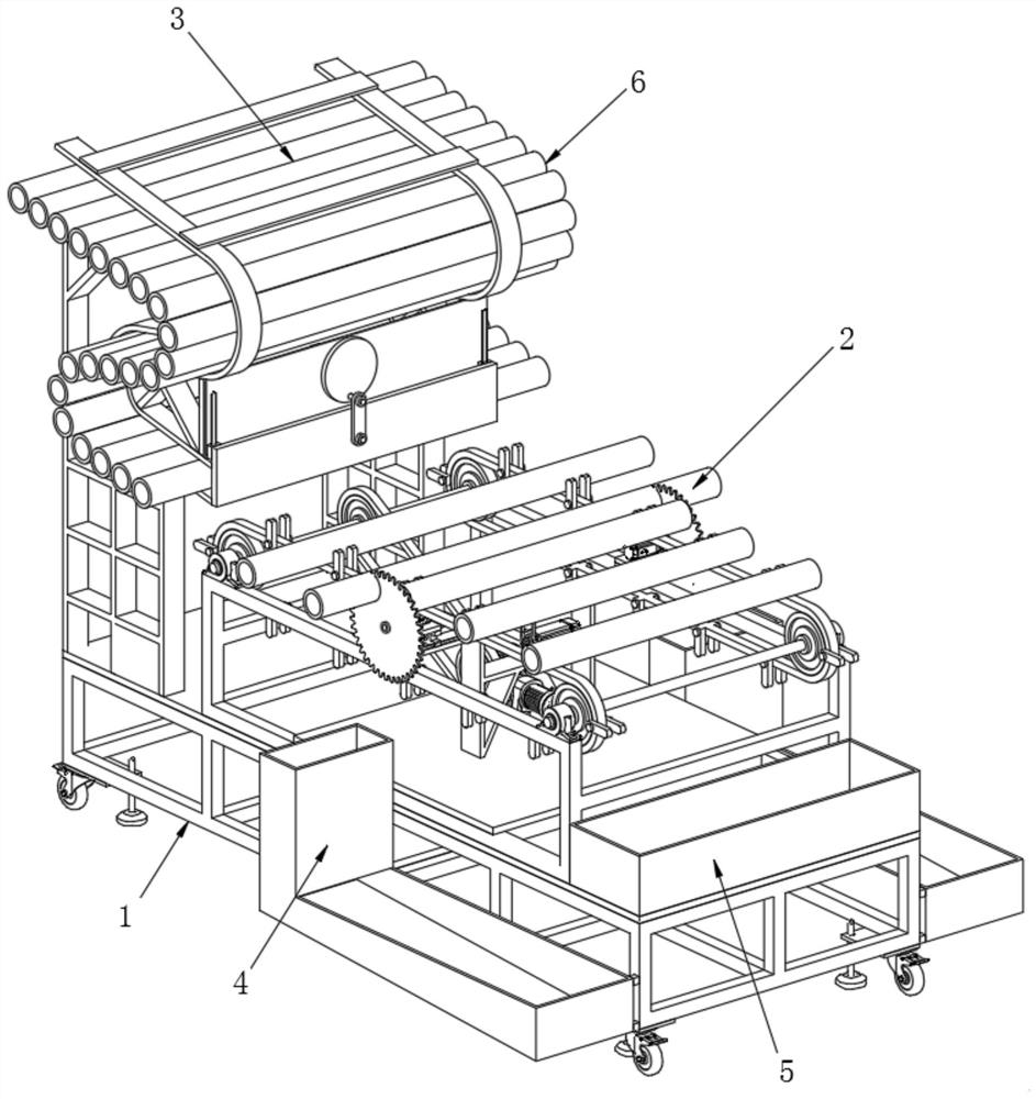 Full-automatic cutting system for plastic pipe machining