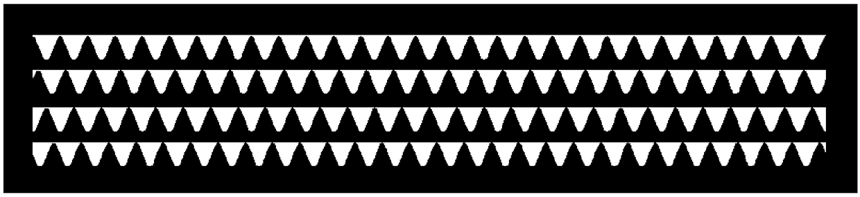 Cosine fringe field projection module