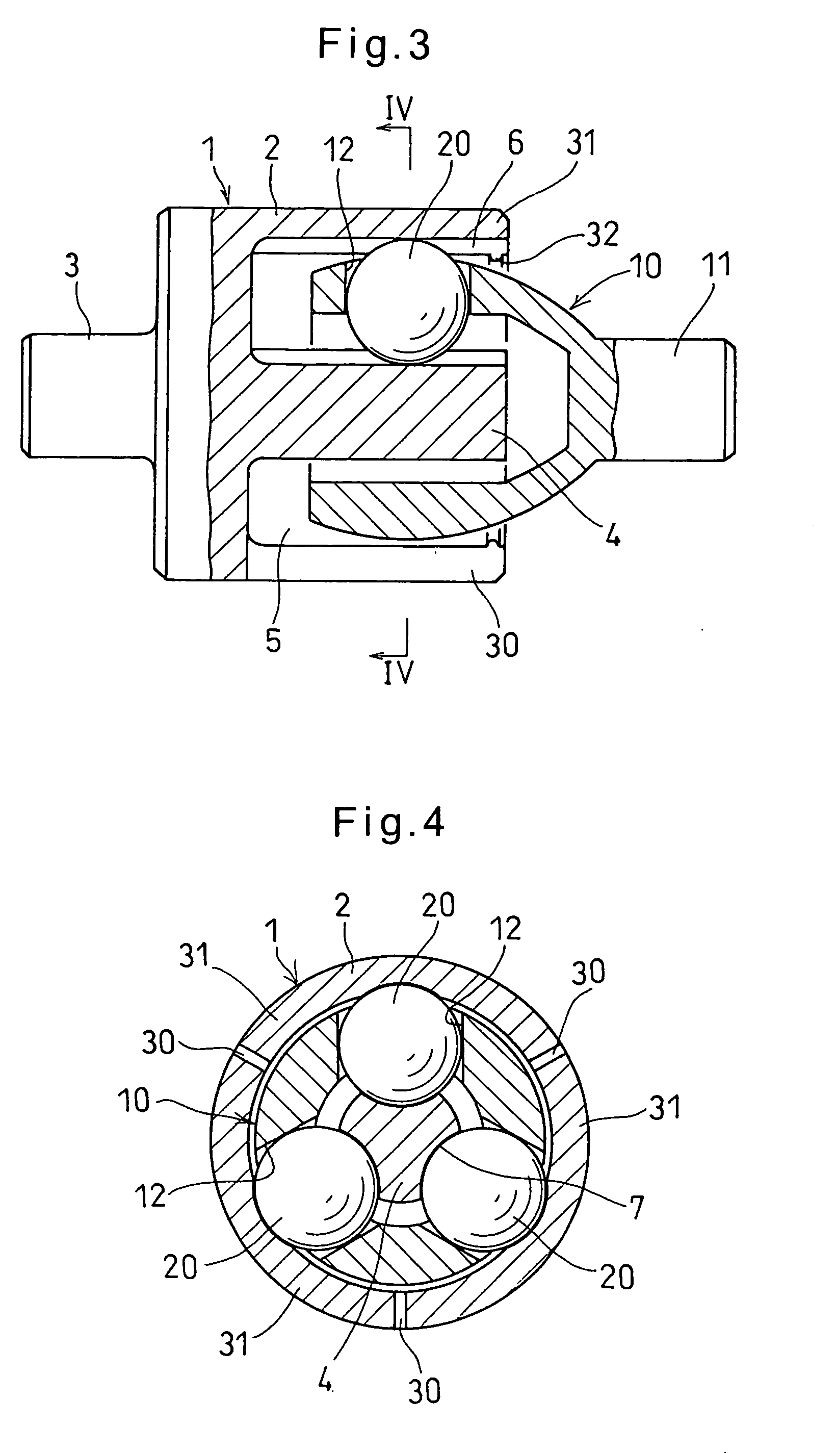 Constant-velocity joint and image-forming device