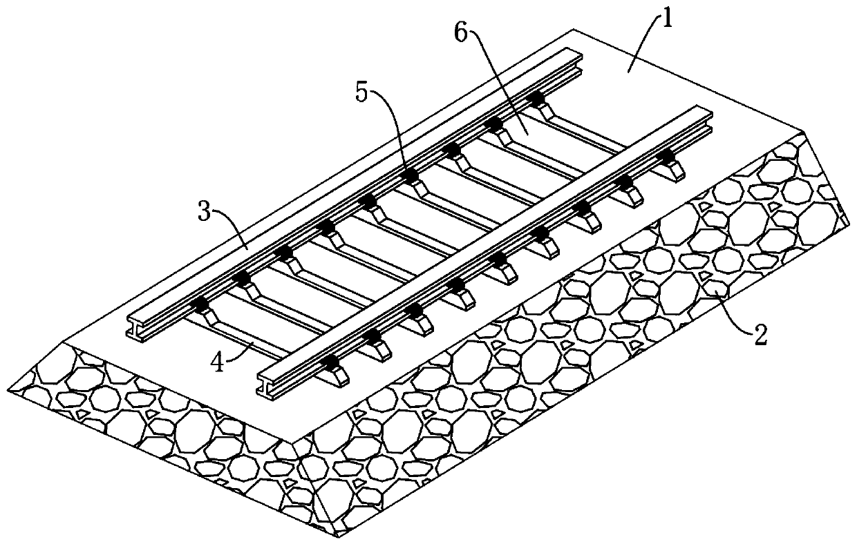 The replacement method of concrete sleepers in the tunnel and bridge section of the business line