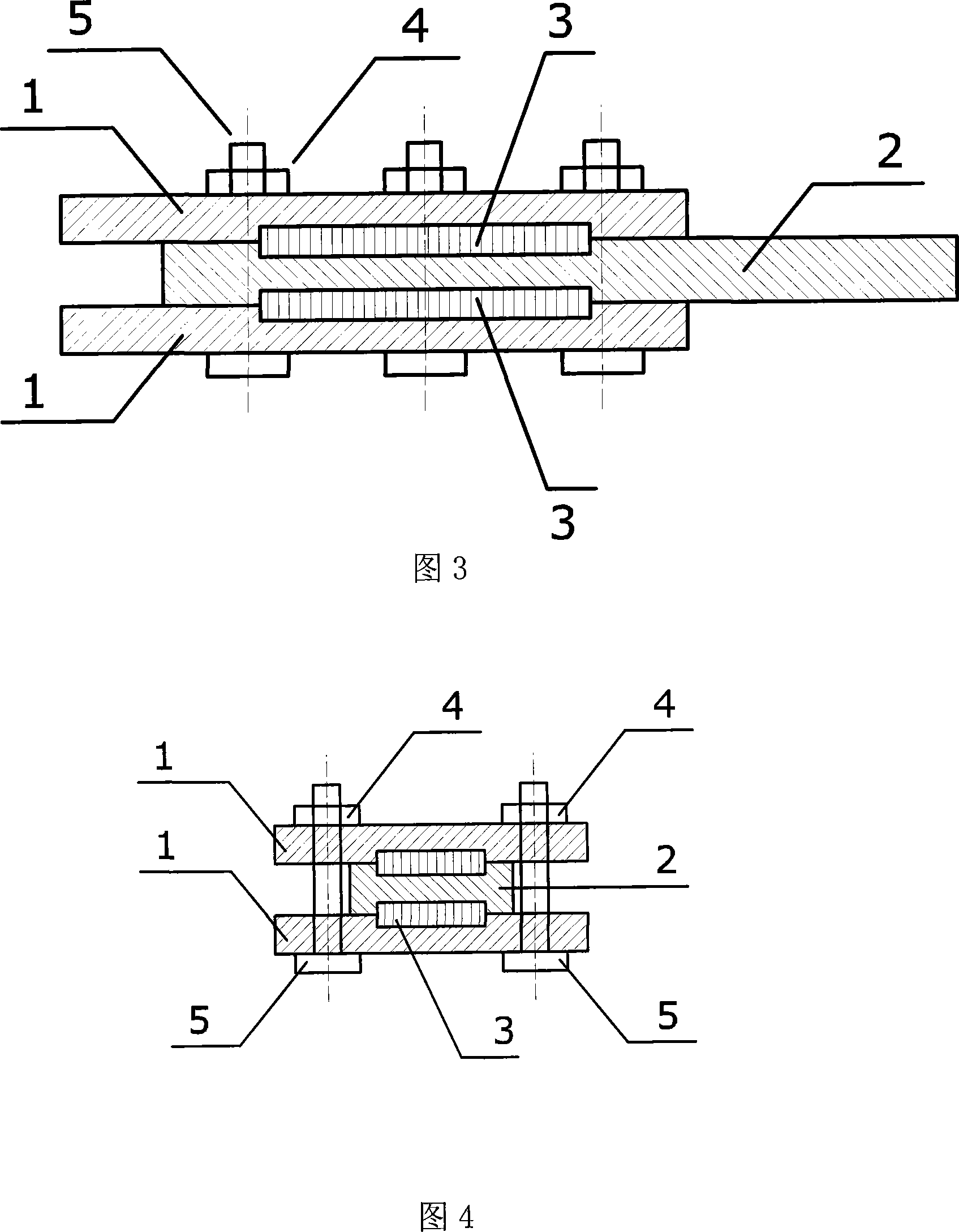 Shearing type lead damper