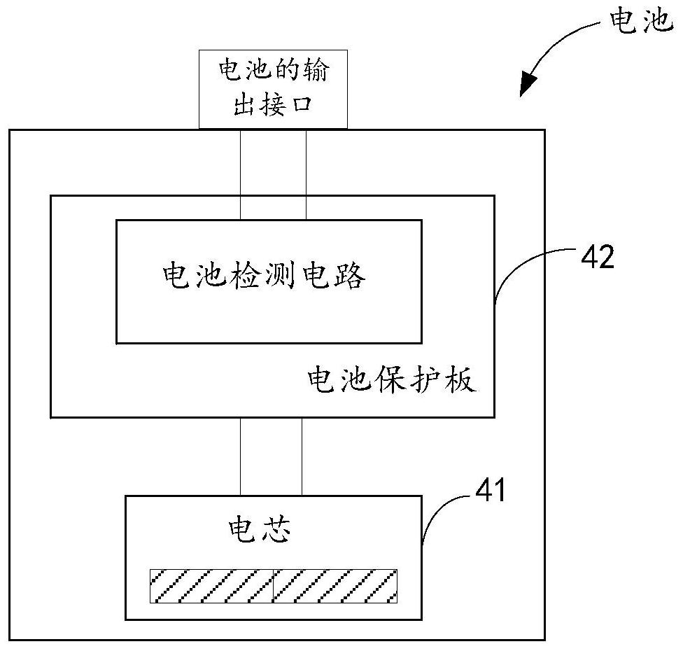 Battery detection circuit and method, battery, electronic equipment and storage medium