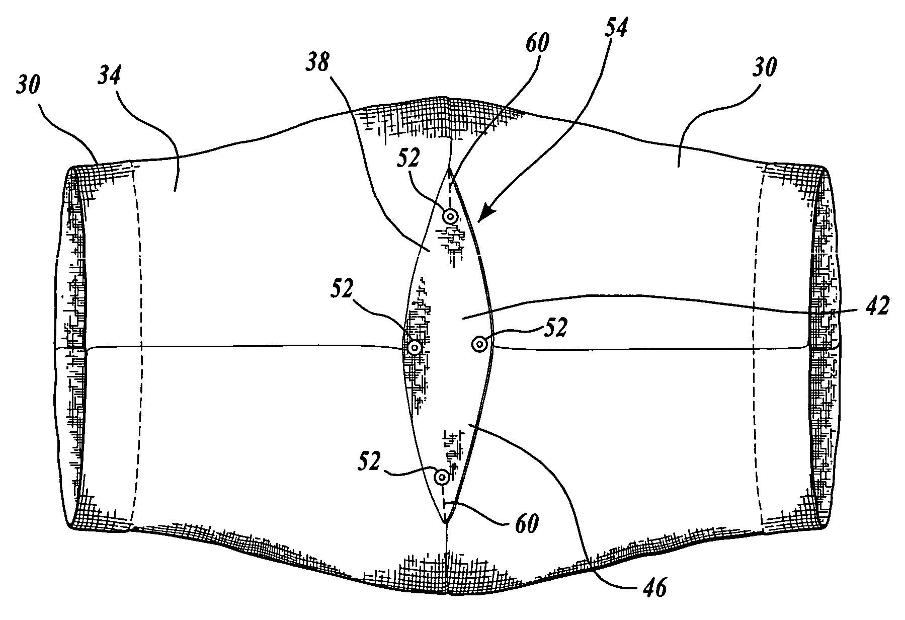 Article of clothing with a crotch portion positionable between open and closed positions