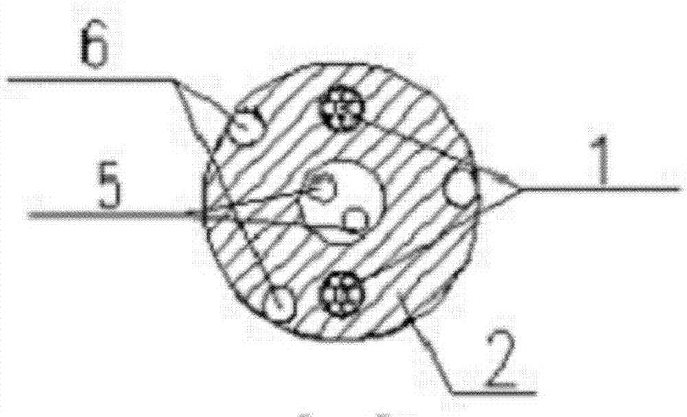 Post-grouting pressure type anchor rod and construction method thereof