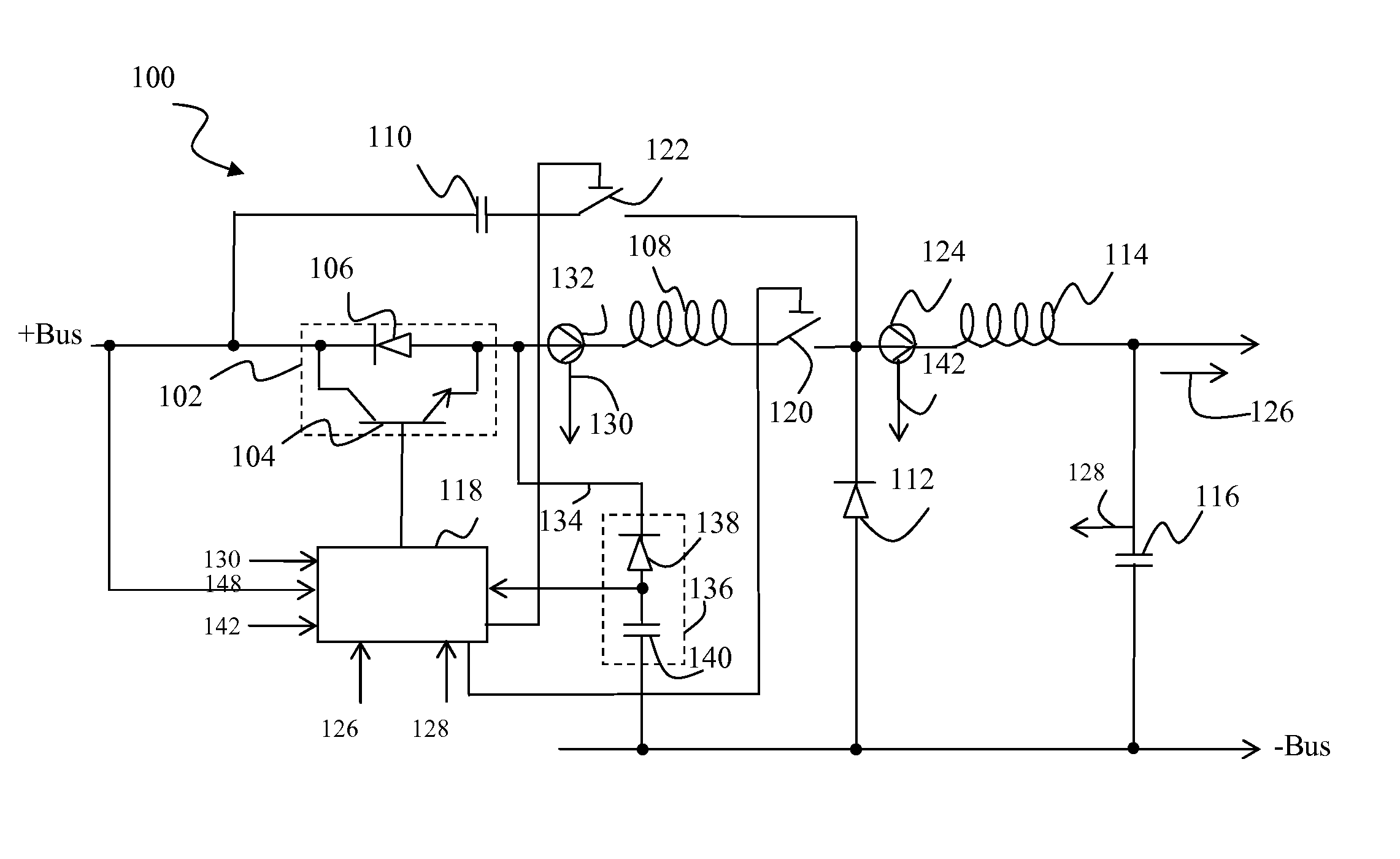 Adjustable resonant buck converter