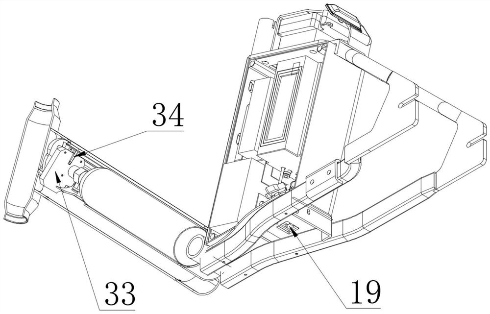 Routing and gas running structure of hydrogen-powered vehicle and hydrogen-powered vehicle