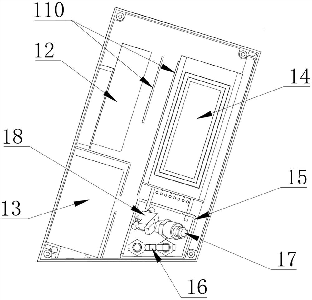 Routing and gas running structure of hydrogen-powered vehicle and hydrogen-powered vehicle