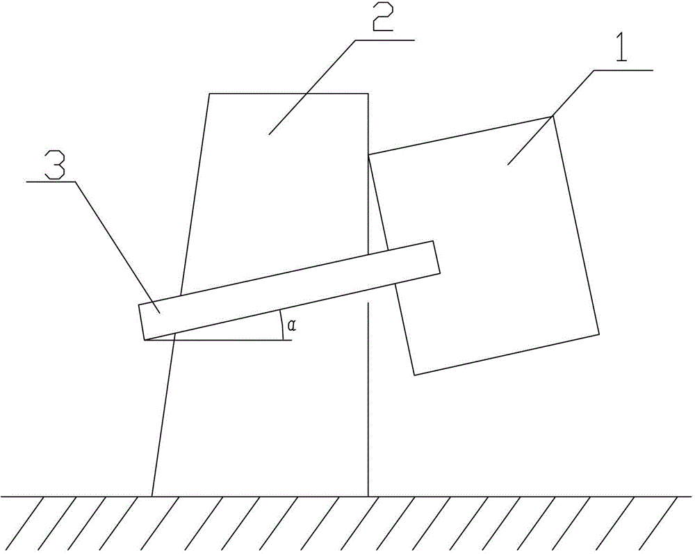 Reversed filtration block prepared from coal slag or mineral slag and preparation method thereof