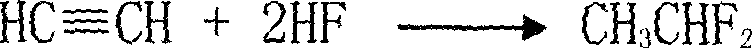 Preparation of 1,1-difluoroethane and fluorating catalyst