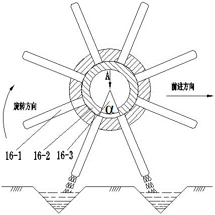 Pulsation variable precision point water injection mechanism