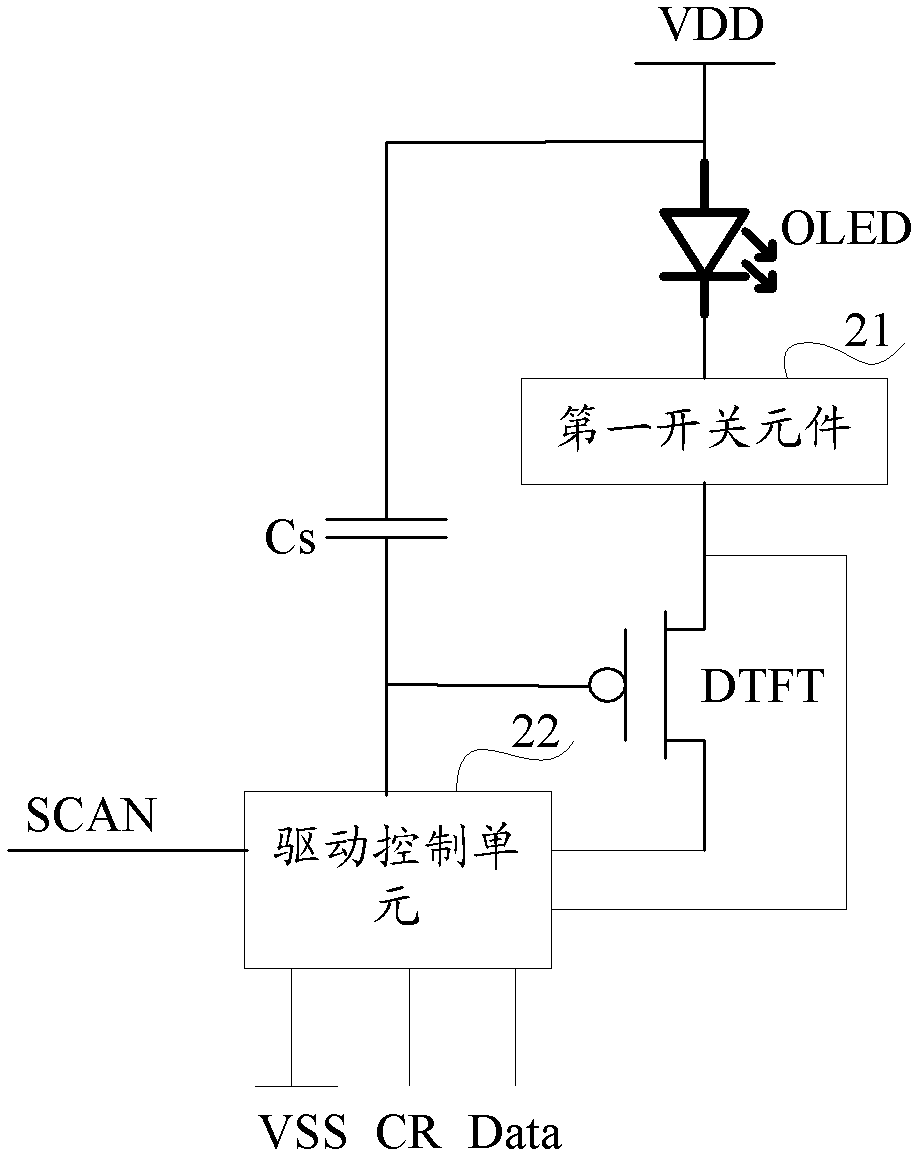 Pixel unit driving circuit and method, pixel unit and display device