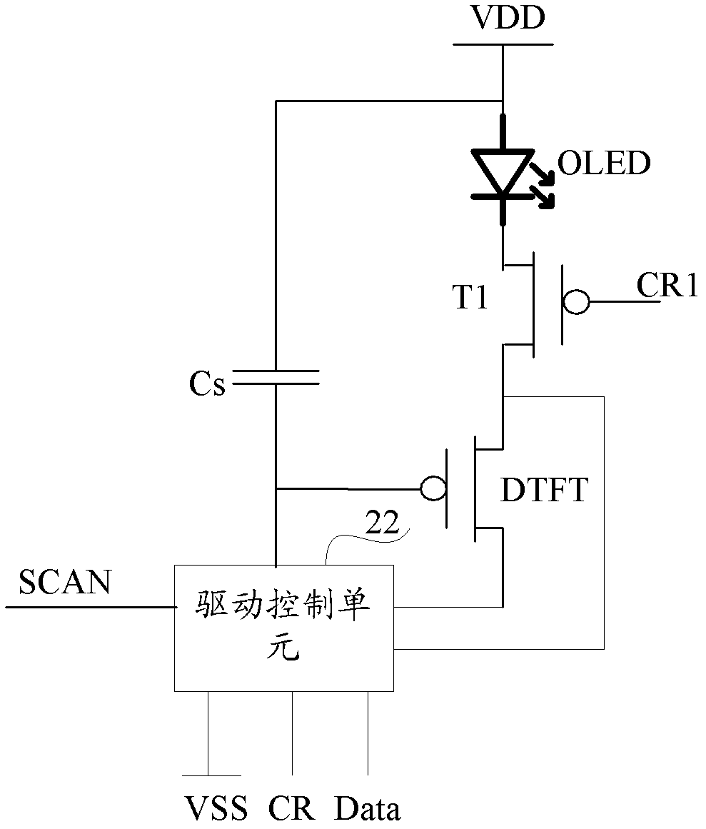 Pixel unit driving circuit and method, pixel unit and display device