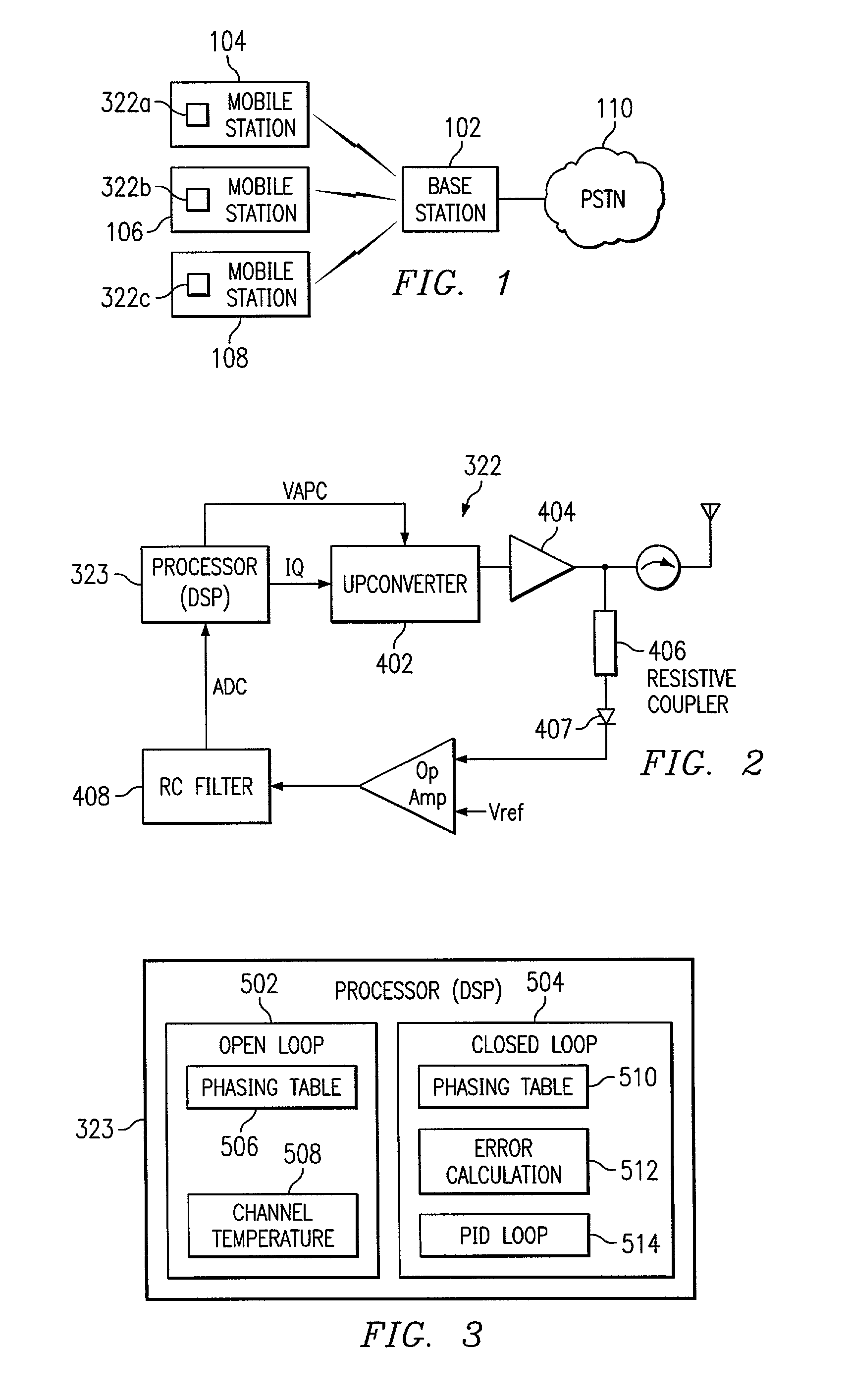 Combined open and closed loop power control with differential measurement