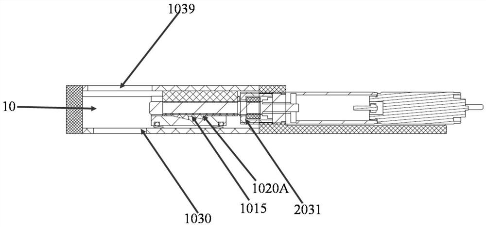 A miniature gate valve device for high vacuum