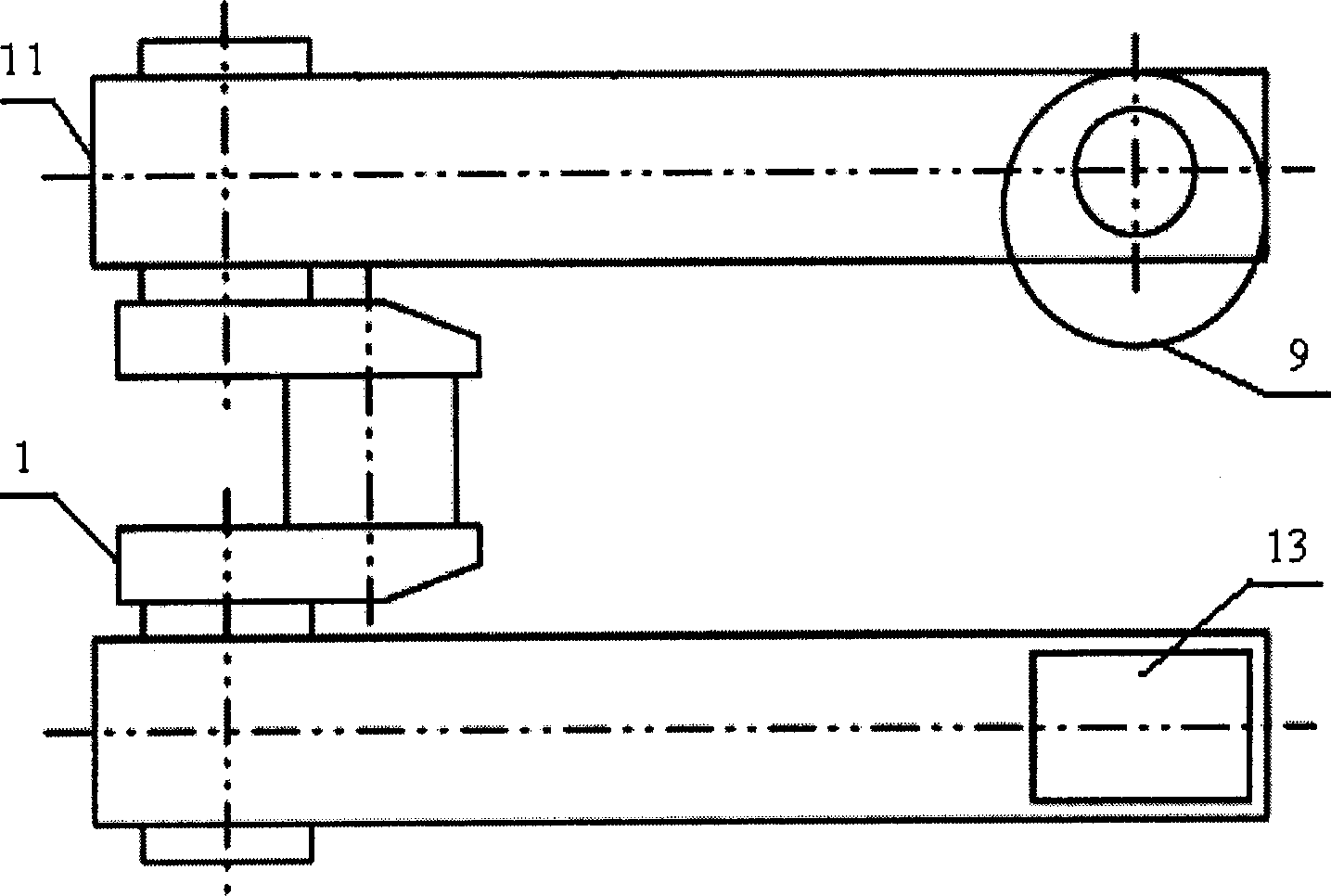 Crankshaft bend fatigue test system and method