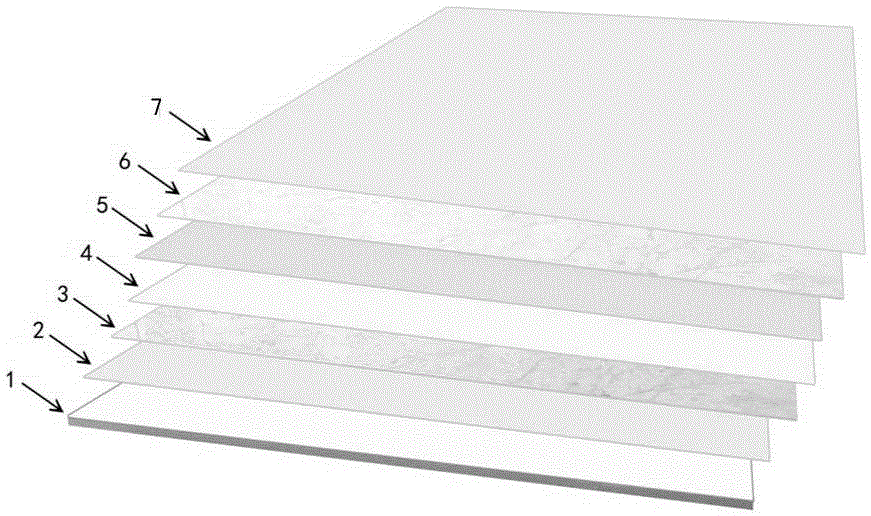 A ceramic brick pattern penetrating method