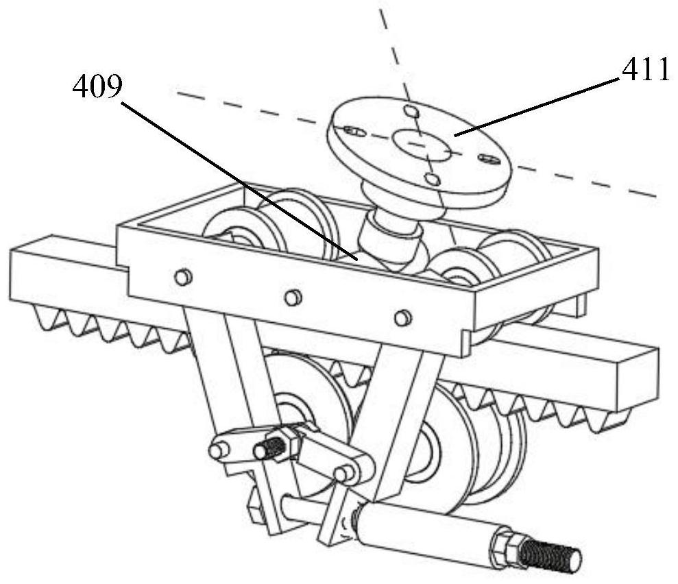 Efficient hillside orchard self-propelled electric monorail transportation equipment with multiple detachable frames