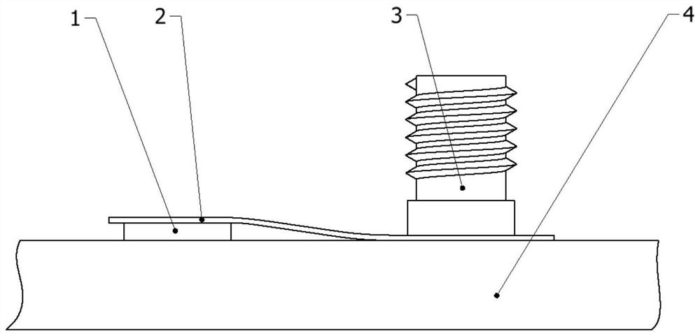 Piezoelectric wafer active sensor packaging structure