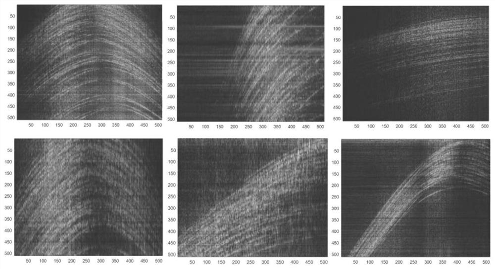 Method and system for realizing noise suppression on ISAR miniature cluster target by using generative adversarial network