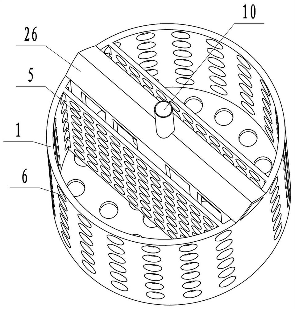 A high-efficiency soaking and rinsing device for auto parts