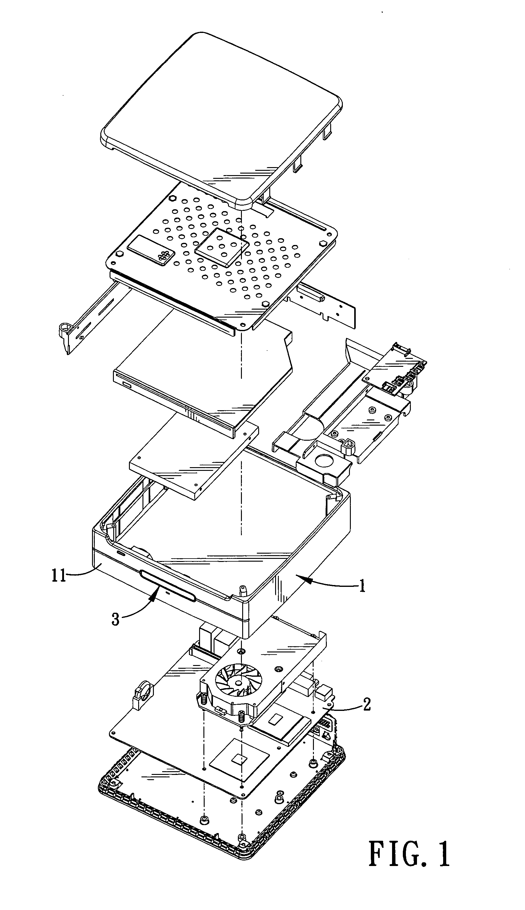 Computer with integration type switch device