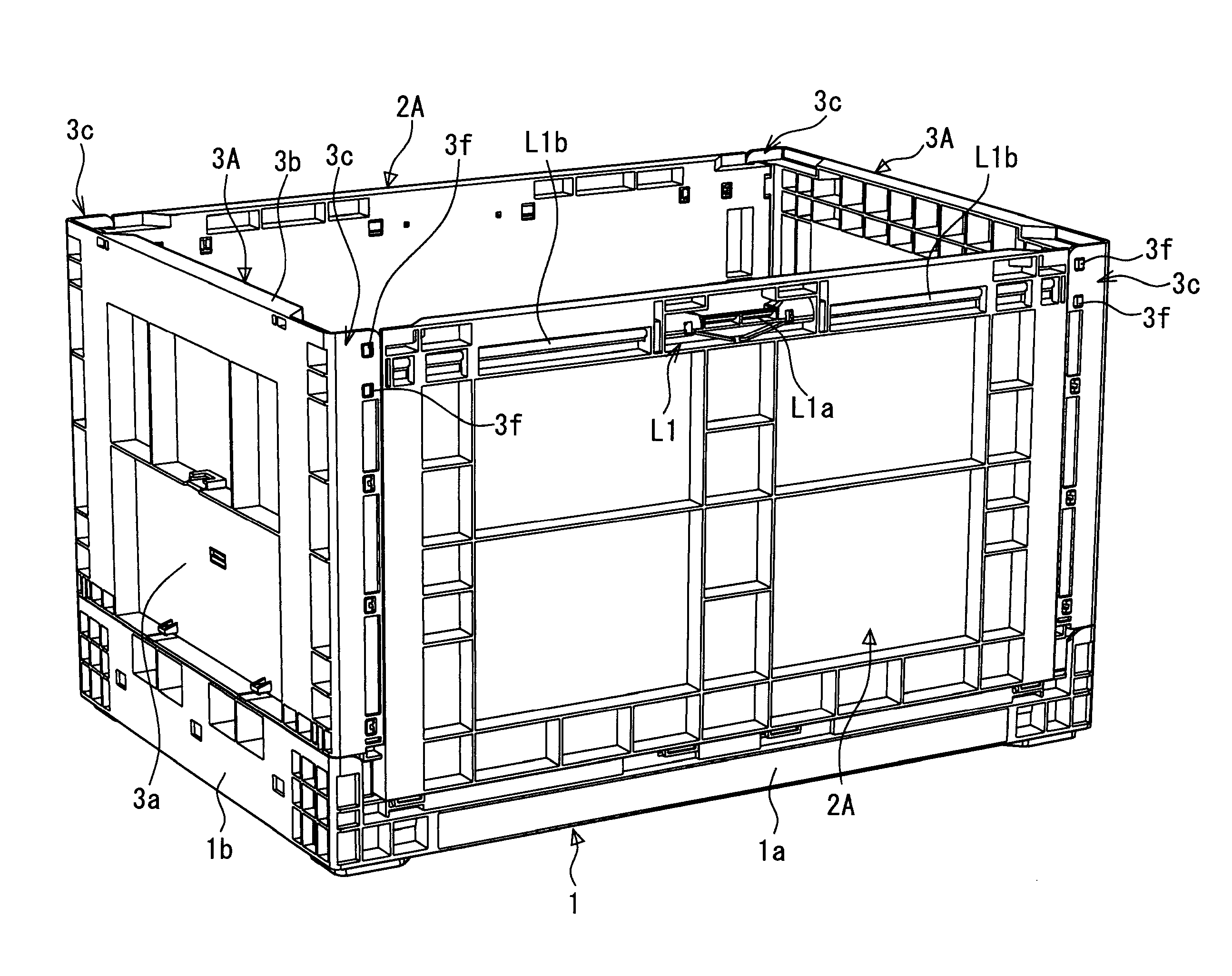 Folding container