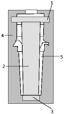 Mold core for manufacturing high-temperature alloy hollow blade