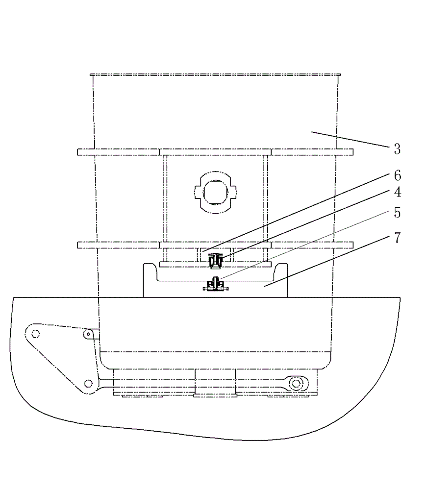 Automatic butt-jointing device for argon blowing pipeline of molten steel tank