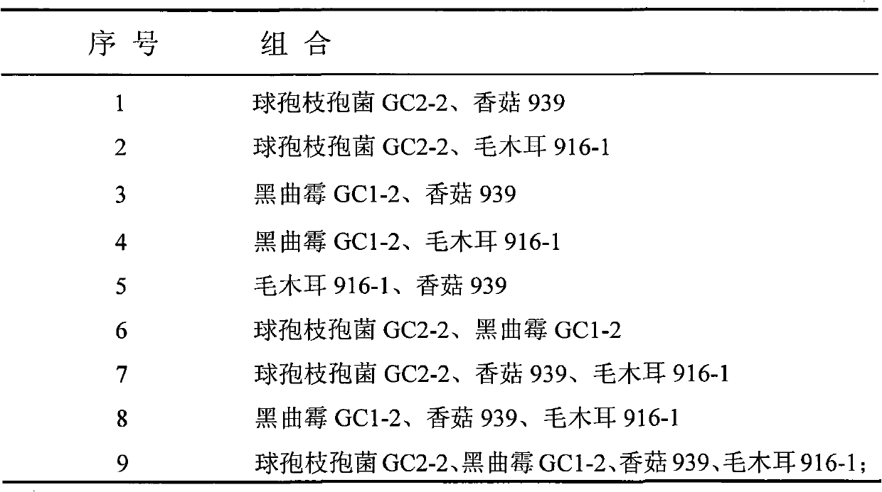 Novel composite bacterial agent for degrading crop straw