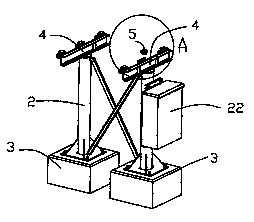 Supporting device for transformer