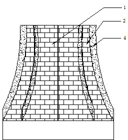 Crosswind utilized type cooling tower