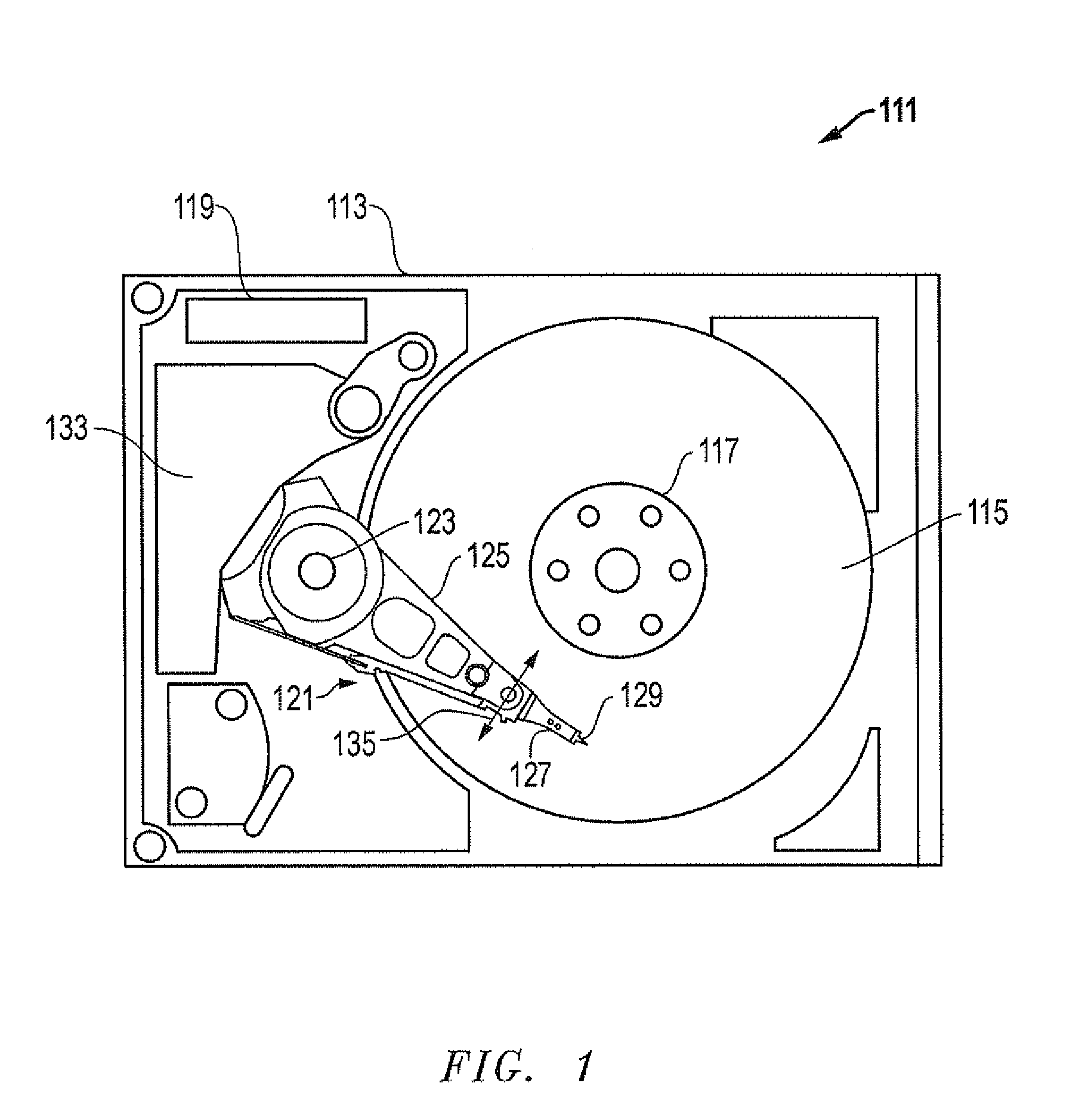 System, method and apparatus to prevent the formation of lubricant lines on magnetic media