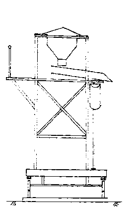 Prefabricated bridge concrete rainproof mobile pouring trolley