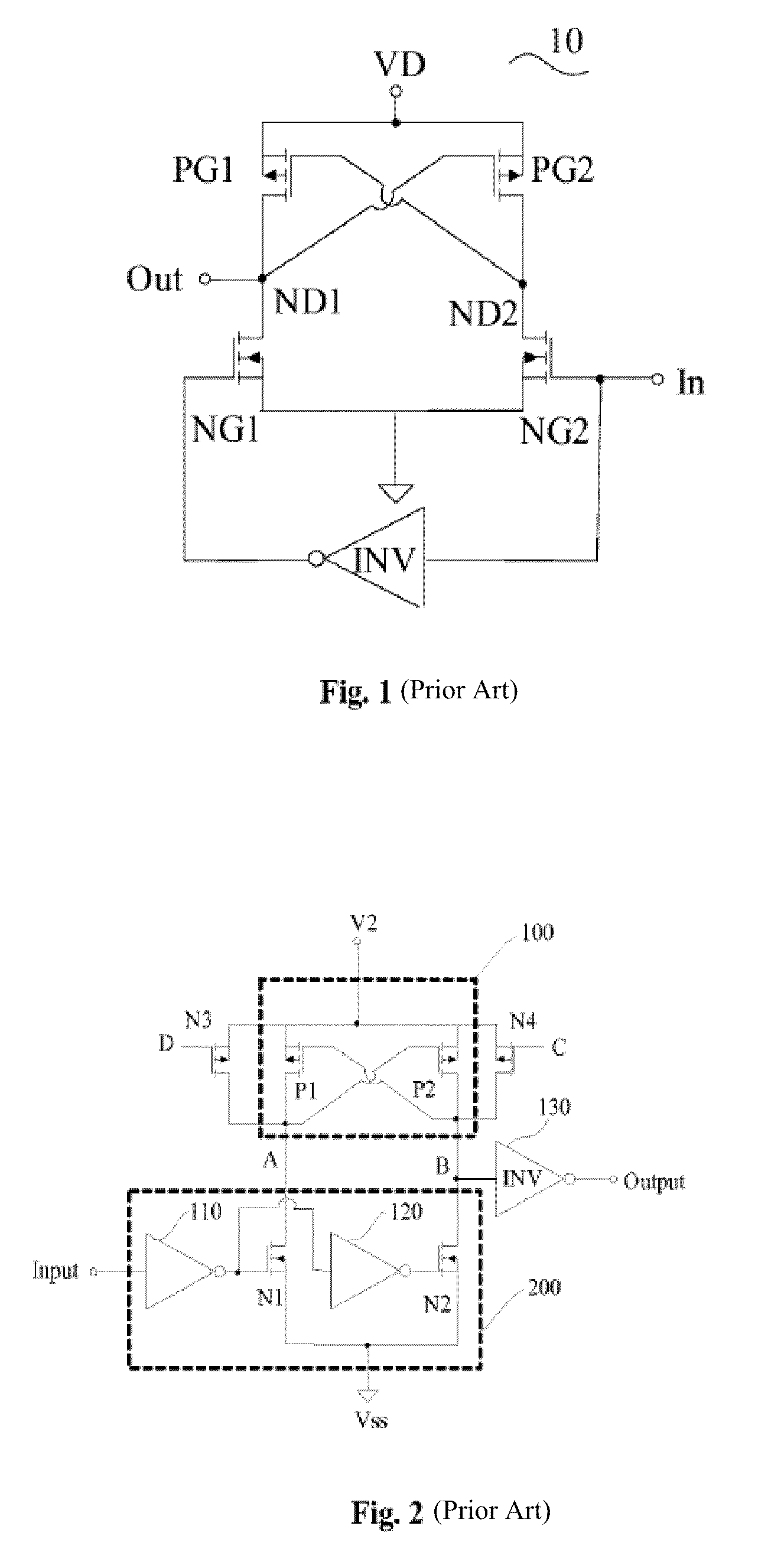 Voltage shifter circuit