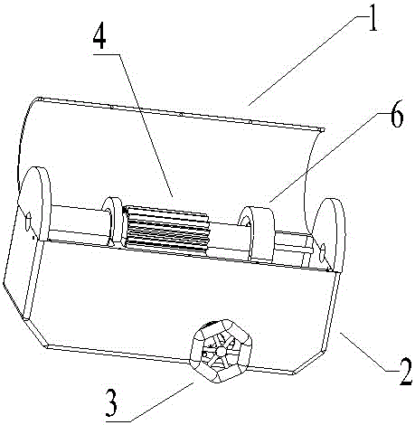 Portable wire aluminum armor tape winding device for overhead line of electric power grid