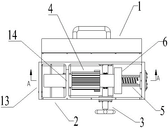 Portable wire aluminum armor tape winding device for overhead line of electric power grid