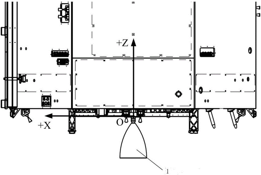 Transverse centroid high-precision guarantee method for parallel tiled tank satellite in AIT stages