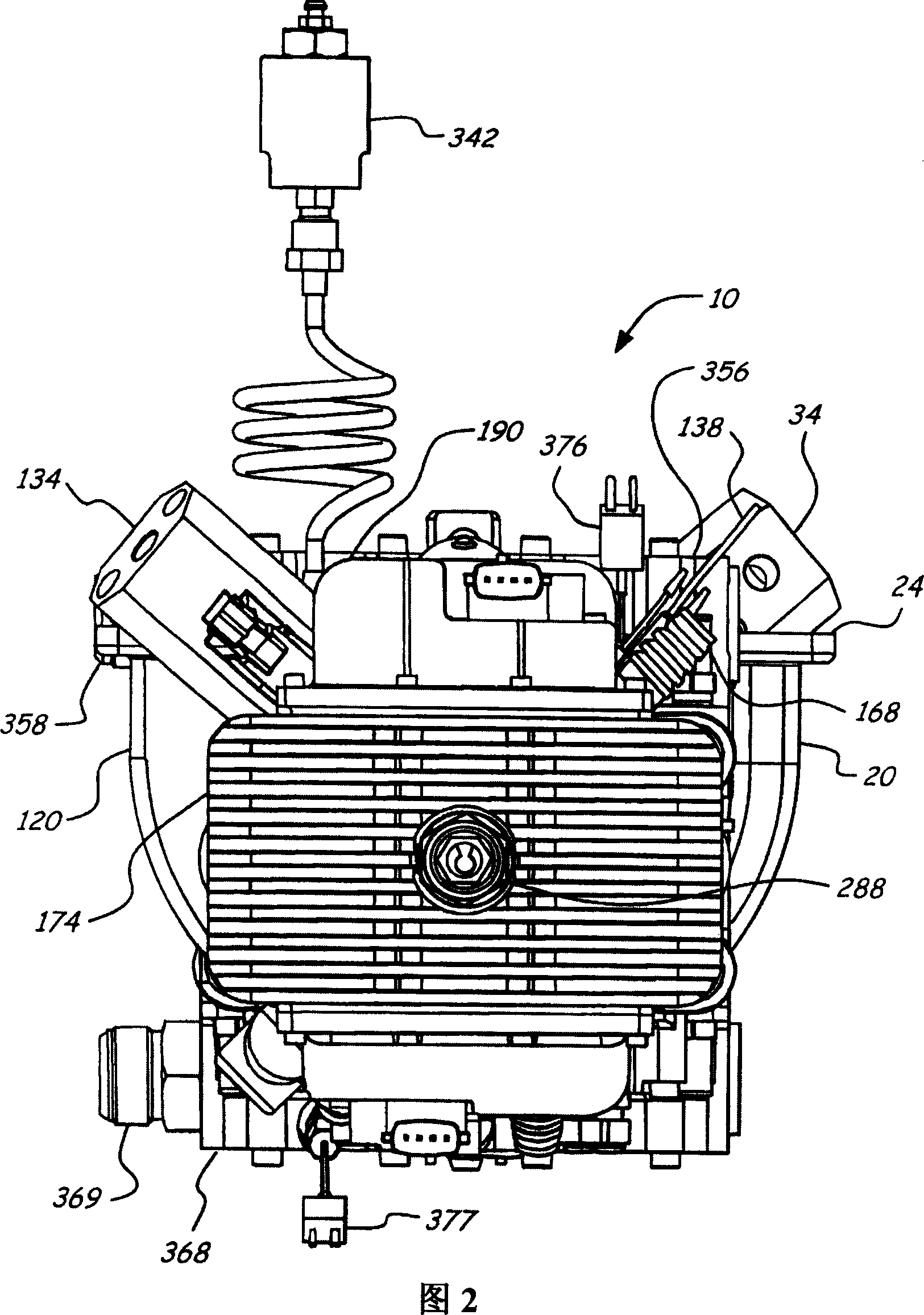 Sodium cooled pistons for a free piston engine