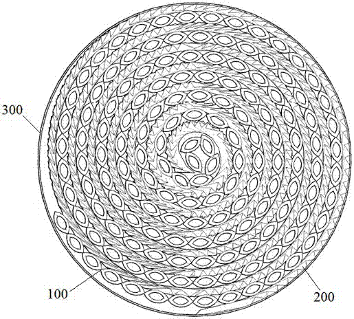 A kind of high-efficiency catalytic rectification column inner catalyst bundle packing and preparation method thereof