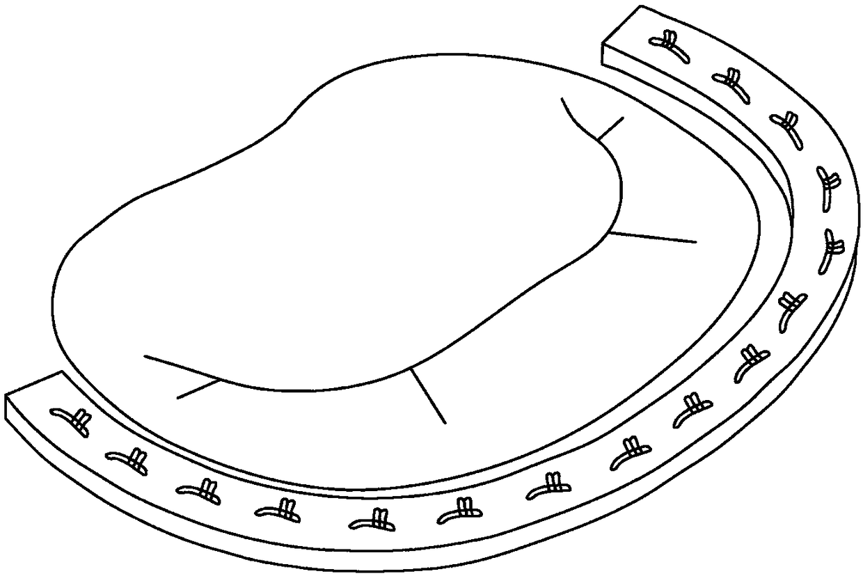 A new type of folded patch integrated into a ring design