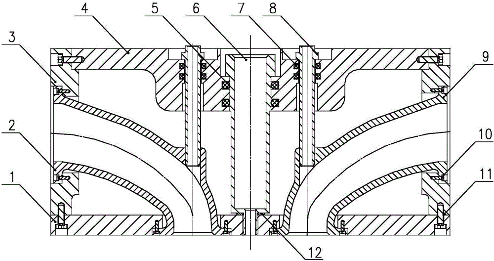 Combined air cylinder cover