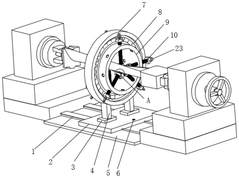 A kind of flexible fixture used for processing blade steam channel