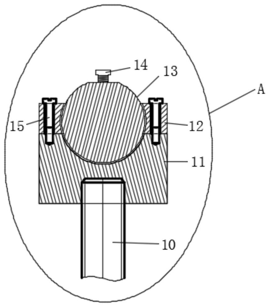 A kind of flexible fixture used for processing blade steam channel