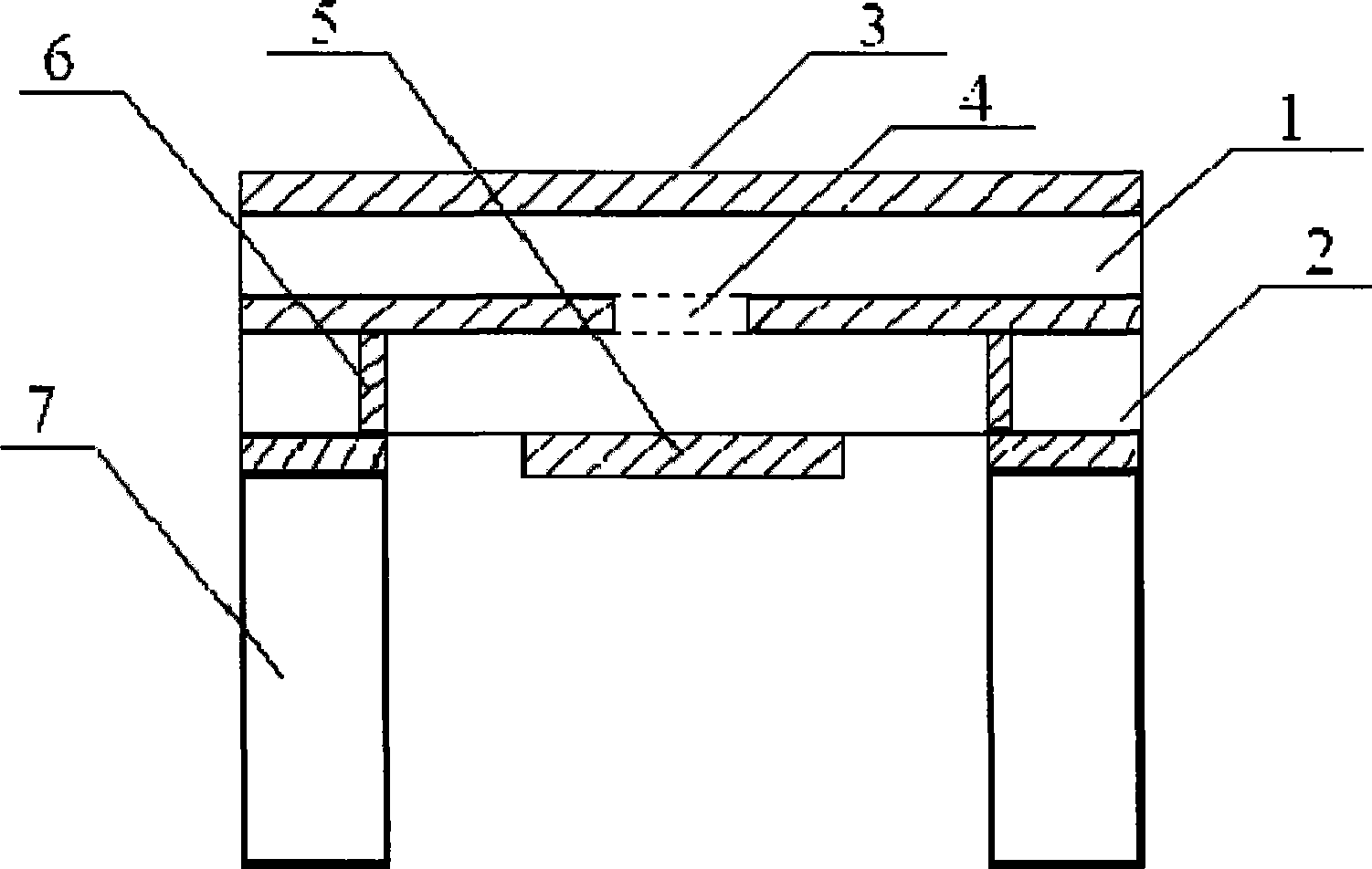 Waveguide-microstrip line transformation and power divider