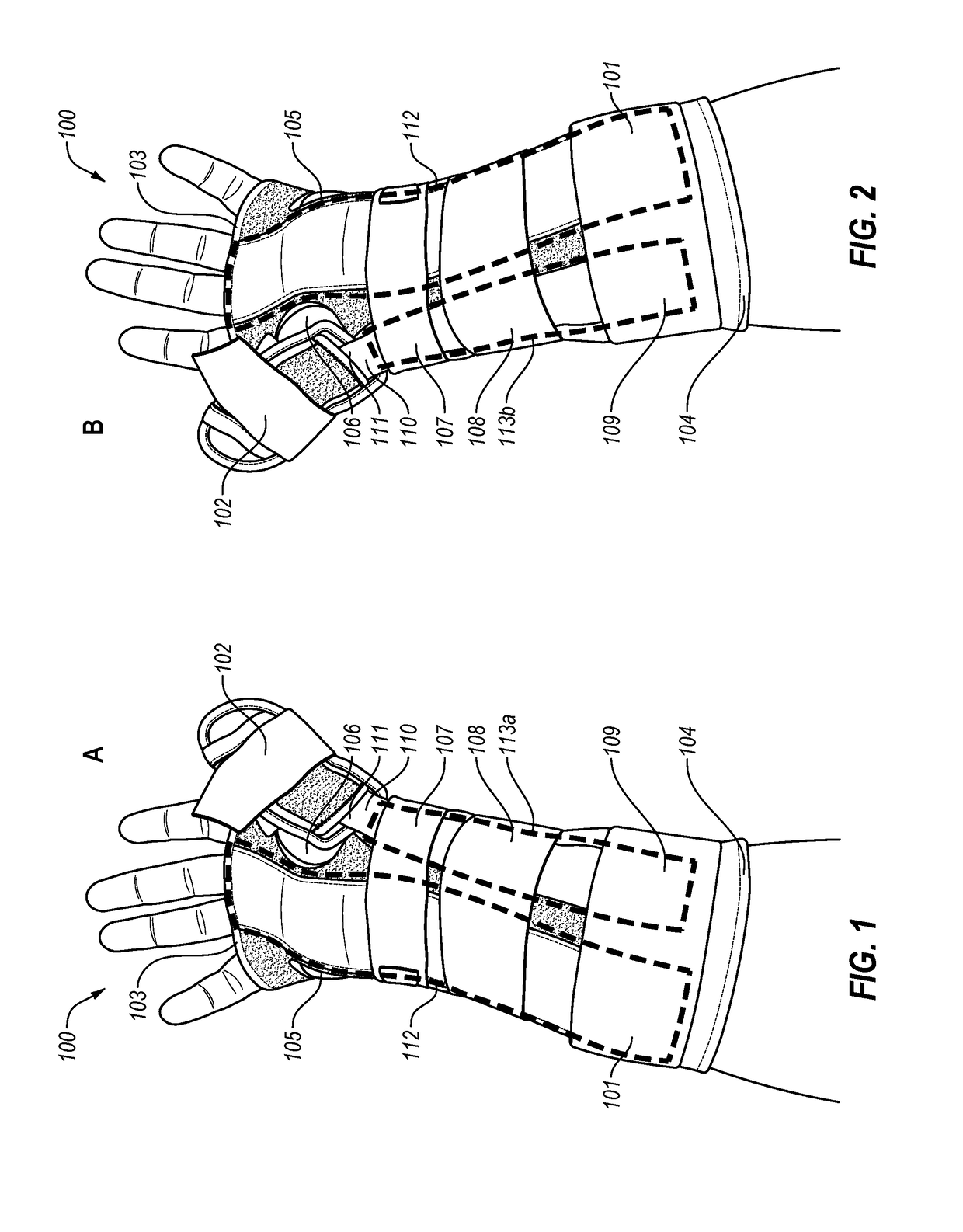 Ambidextrous, combination wrist and thumb brace