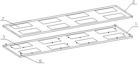 S-waveband communication-in-motion double-frequency circularly polarized micro-strip antenna and array thereof